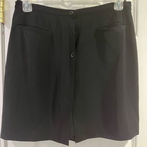 Banana Republic Black Business Skort — size 14